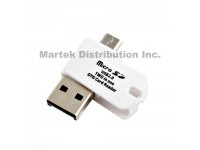 Lecteur de carte 2 dans 1 USB ou Carte microSD à Micro USB 2.0